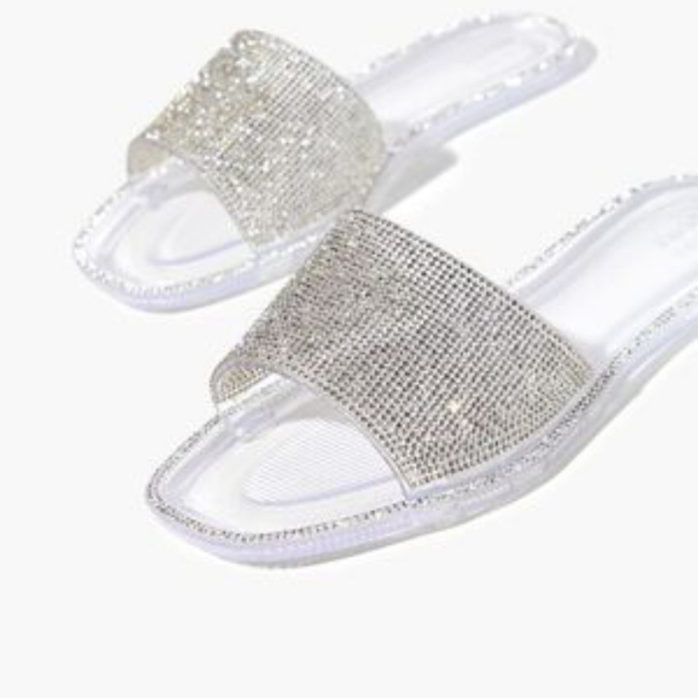 Rhinestone jelly slides